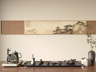 茶具 茶杯茶壶 一体电热水壶茶台 茶具