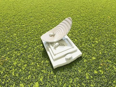 现代新中式其他小品 艺术墓设计