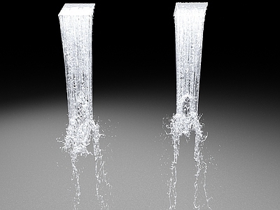 公用器材 水体 水柱 水花