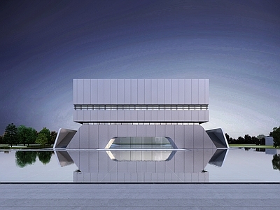 现代其他文体建筑 建筑 文化馆 科技馆 展馆 剧场