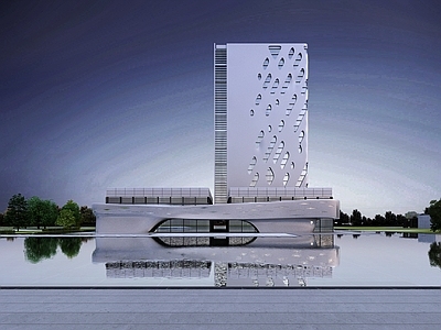 现代其他文体建筑 建筑 文化馆 科技馆 展馆 剧场