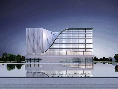现代其他文体建筑 建筑 文化馆 科技馆 展馆 剧场