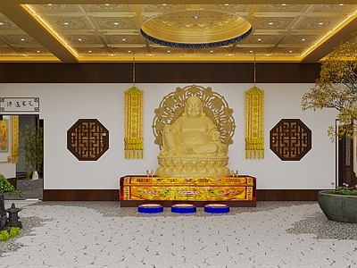 新中式古建 寺庙