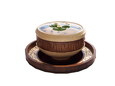 现代中式水景 荷花池