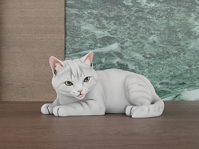 猫 猫 英国短毛猫 猫咪 英短 灰白色