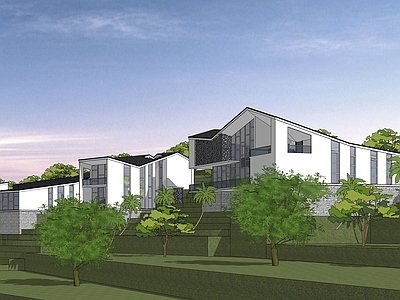 现代中式小公建 现代中式茶坊