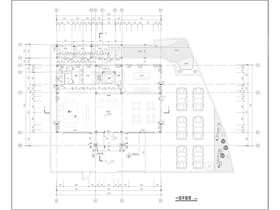 现代简约办公楼建筑 办公楼平面图 多层办公楼 高层办公楼 柬埔寨办公楼 施工图