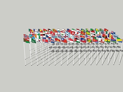 其他公用器材 旗帜 国旗 外国国旗 万国旗