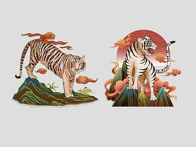爬行类动物 老虎 猛虎 东北虎 华南虎 野生老虎