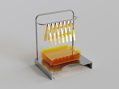 现代甜品面包店 面包店餐盘夹 盘夹台盘夹柜 吸油纸 蛋糕店面包店 面包柜