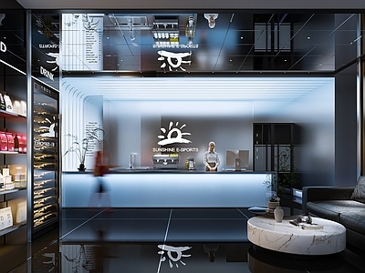 现代网吧 电竞 网吧 网咖 前台