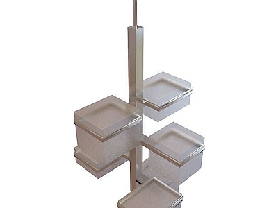 现代封闭式厨房 餐厅吊灯