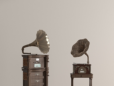 音响 法式中古留声机 音响
