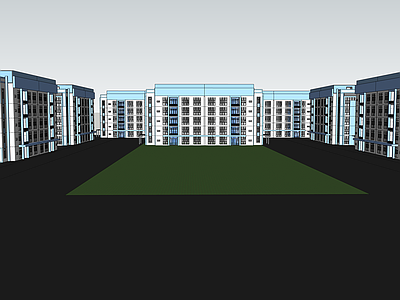 现代工业其他工业建筑 工业建筑 建筑群 学校建筑 厂区建筑 现代建筑