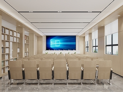 现代简约活动室 图书室 工会会议室 会议室 阅览器 阅读室