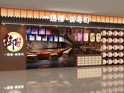 日式门头 日式门头 日料店门头 寿司店门头 日式烧鸟门头 日式餐饮门头