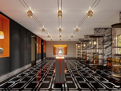 轻奢法式博物馆 收藏室