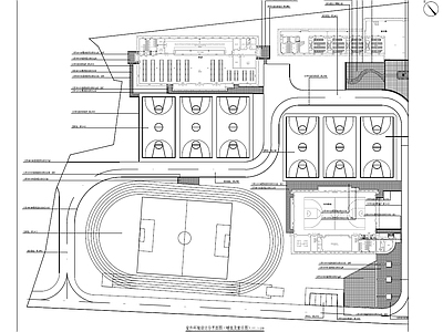 现代校园景观 小学景 施工图
