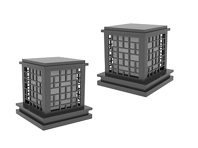 现代格栅灯 灯具