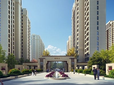 欧式法式小公建 大门