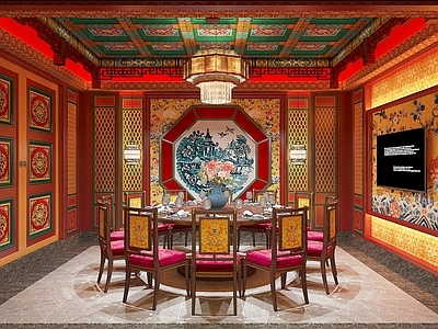 中式中餐厅 中式宴会厅