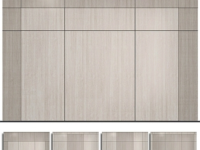 现代木墙板 2