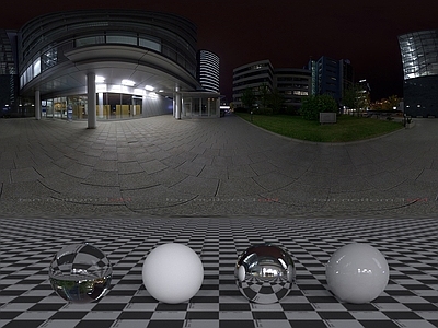 现代小区HDR 小区夜景HDR 城市户外hdr