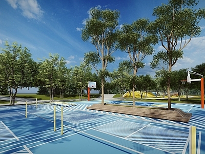 现代景观公园 现代体育公园 市政健身广场 街头健身公园景观 现代沿街运动公园 市政口袋运动公园