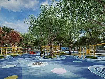 现代景观公园 市政口袋运动公园 现代沿街运动公园 街头健身公园景观 市政健身广场 现代体育公园