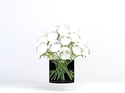 现代摆件组合 花卉装饰品