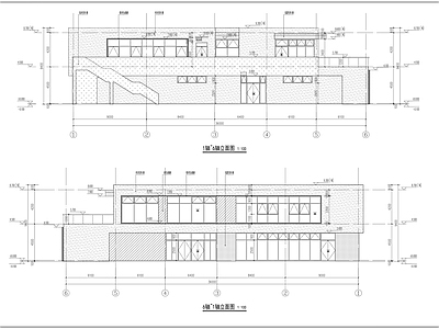 现代民宿建筑 乡村民宿建筑 乡村展览馆建筑 施工图