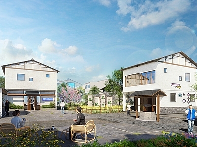 新中式民宿建筑 青创 民居改造