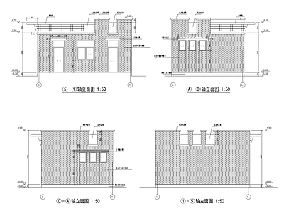 现代公厕 公厕建筑图纸 施工图