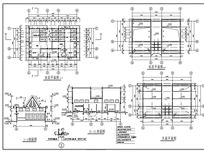 现代公厕 公共厕所建筑图 施工图