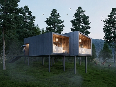 现代木屋 现代木屋 营地木屋