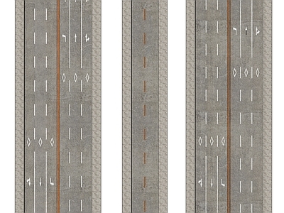 现代其他公共空间 现代市政道路 公路