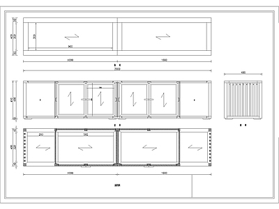 新中式综合家具图库 动态图块 施工图