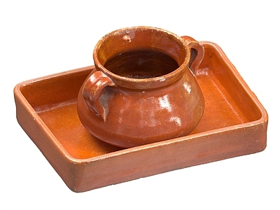 餐具 陶罐 罐子 陶器 药罐子 熬药罐 陶器托盘