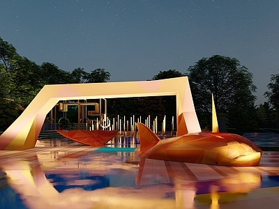 现代儿童游乐区 儿童活动场