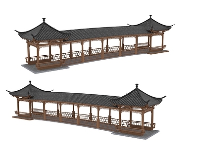 现代古建 建筑 古建