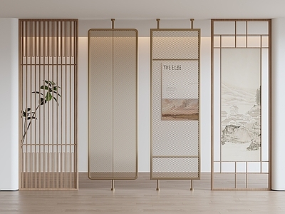 现代屏风 金属屏风 木屏风 镂空屏风 玄关隔断