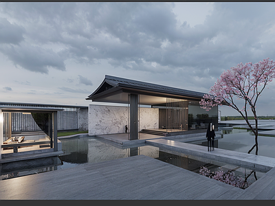 新中式小公建 T庭院