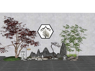 中式庭院小品 庭院小品 中国景观小品