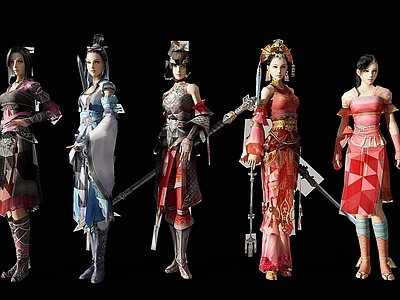 现代虚拟人物 人物