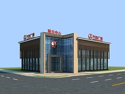 现代其他建筑外观 售楼处