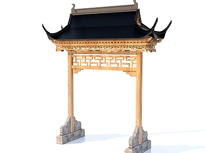 现代古建 牌坊