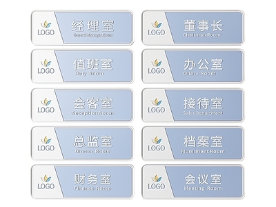 现代标识标牌 2D企业指示牌 企业公司标识牌 企业公司科室牌 公司办公室门牌 企业公司导视牌