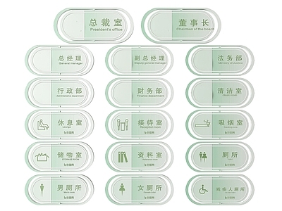 现代标识标牌 2D企业指示牌 企业公司标识牌 企业公司导视牌 公司办公室门牌 企业公司科室牌