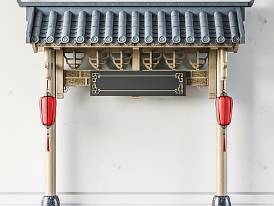 新中式中式屋檐 古建门头 新中式屋檐门头 古建屋顶 檐线 房檐屋脊
