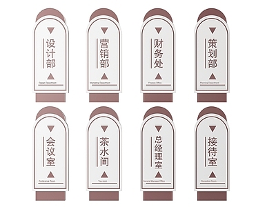 现代标识标牌 2D企业指示牌 企业公司导视牌 企业公司标识牌 公司办公室门牌 企业公司科室牌